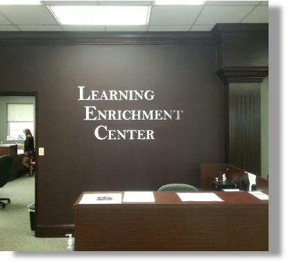 Photo of Lobby Sign - back lit with LED's
