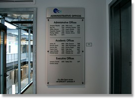 ENGRAVED WALL SIGN PLAQUE